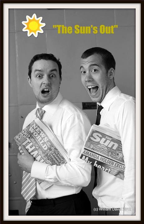 from an Actwill shoot on the launch of the Sunday Sun..